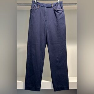 VINTAGE Lauren Ralph Lauren Leather Trimmed Pants Size 10